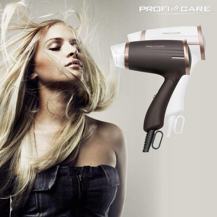 SUSZARKA DO WŁOSÓW SKŁADANA KONCENTRATOR TURYSTYCZNA NAWIEW + SZCZOTECZKA