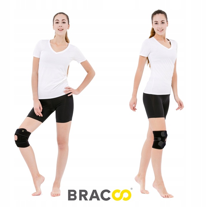 Bracoo KS10 REGULOWANY STABILIZATOR KOLANA, PODPÓRKA STAWU KOLANA