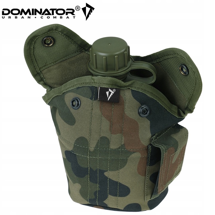 Manierka Turystyczna z Kubkiem Wojskowa 1L MENAŻKA BIDON DOMINATOR WZ.93