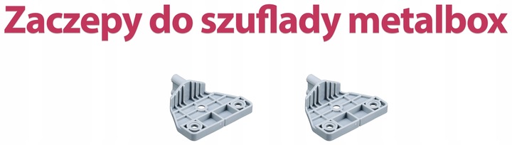 Zestaw spowalniaczy do szuflad