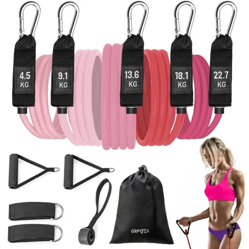 ZESTAW 5 GUM EKSPANDERÓW DO ĆWICZEŃ TRENINGU