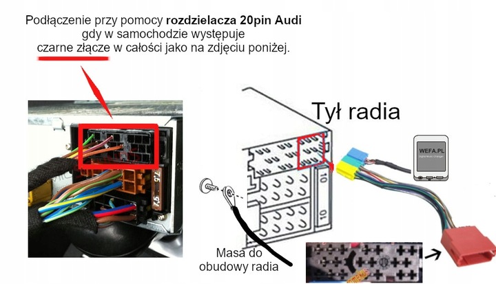 Zmieniarka Bluetooth Audi Concert Chorus Symphony
