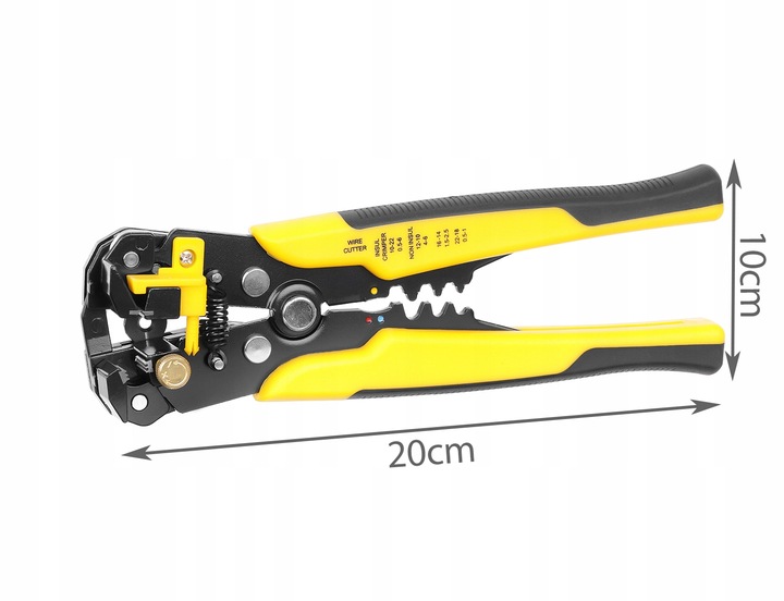 Ściągacz Izolacji do Kabli Przewodów Zaciskarka