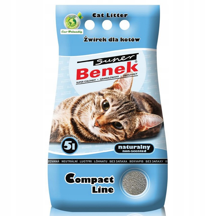 MIX Żwirków Benek Cat Royale Naturalny żwirek dla kota 25l (5x5l)