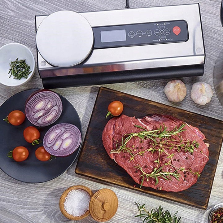 Zgrzewarka Próżniowa do Żywności Pakowarka Automatyczna do Jedzenia +