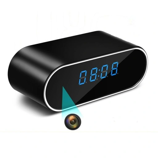 BUDZIK ZEGAR Z MINI KAMERA SZPIEGOWSKA UKRYTA WiFi