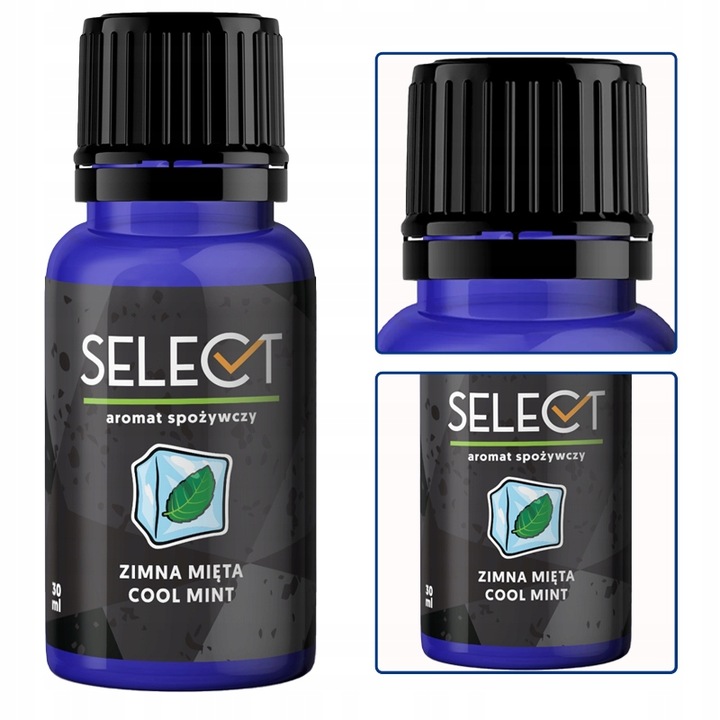 AROMAT SPOŻYWCZY DO CIAST NAPOJÓW SELECT - ZIMNA MIĘTA 30 ML