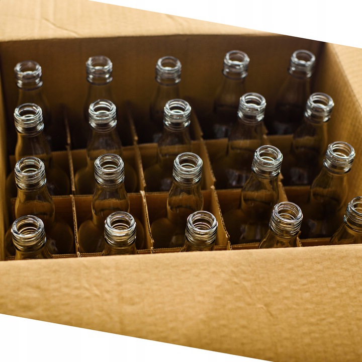 50x Butelki szklane MONOPOL 0.5l na wódkę butelka szklana monopolowa 500 ml