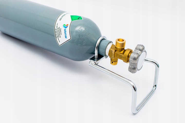 Nowa Pełna Butla Gazowa Butle 2L 1,5kg CO2 DWUTLENEK WĘGLA SPOŻYWCZY