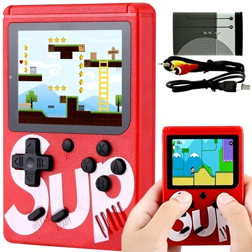 MINI KONSOLA PRZENOŚNA RETRO 400 GIER DLA DZIECI PODŁĄCZYSZ DO TV