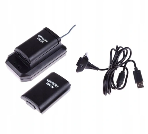 2X BATERIA DO PADA XBOX 360 ŁADOWARKA AKUMULATOR