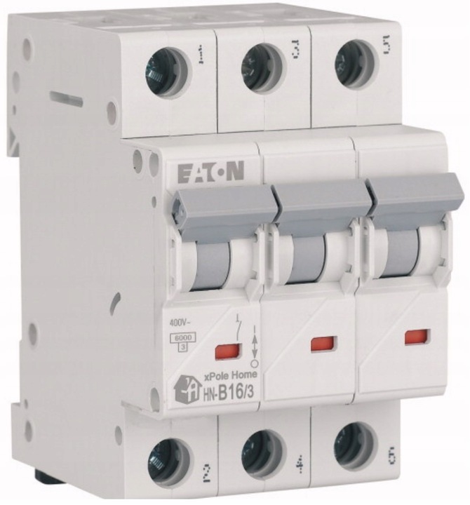Wyłącznik nadprądowy 3P B 16A 6kA AC xPole Home