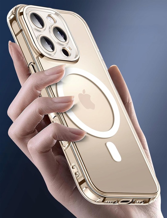 Etui do iPhone 16 Pro WZMACNIANE do MAGSAFE ANTI SHOCK CASE + Szkło 9H