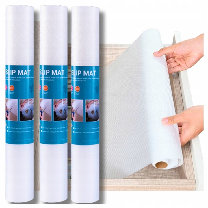 3 x MATA ANTYPOŚLIZGOWA DO SZUFLAD SZAFEK OCHRONNA PODKŁADKA 300x50