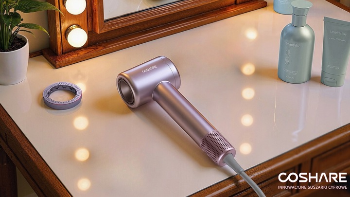 Mocna Suszarka do Włosów COSHARE EssenceRing SuperFlow1 Jonizacja