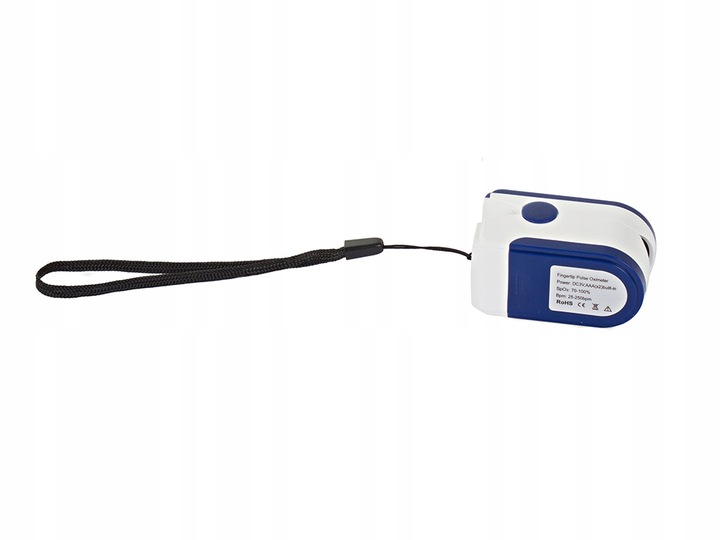 PULSOKSYMETR WRAZ Z BATERIAMI PULSOMETR PULSOKSYMETR NA PALEC