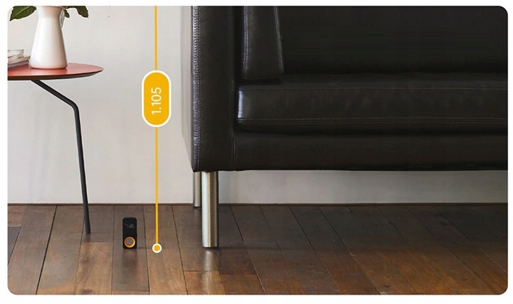 DALMIERZ LASEROWY CYFROWY MIERNIK ODLEGŁOŚCI SMART do 30m wyświetlacz OLED