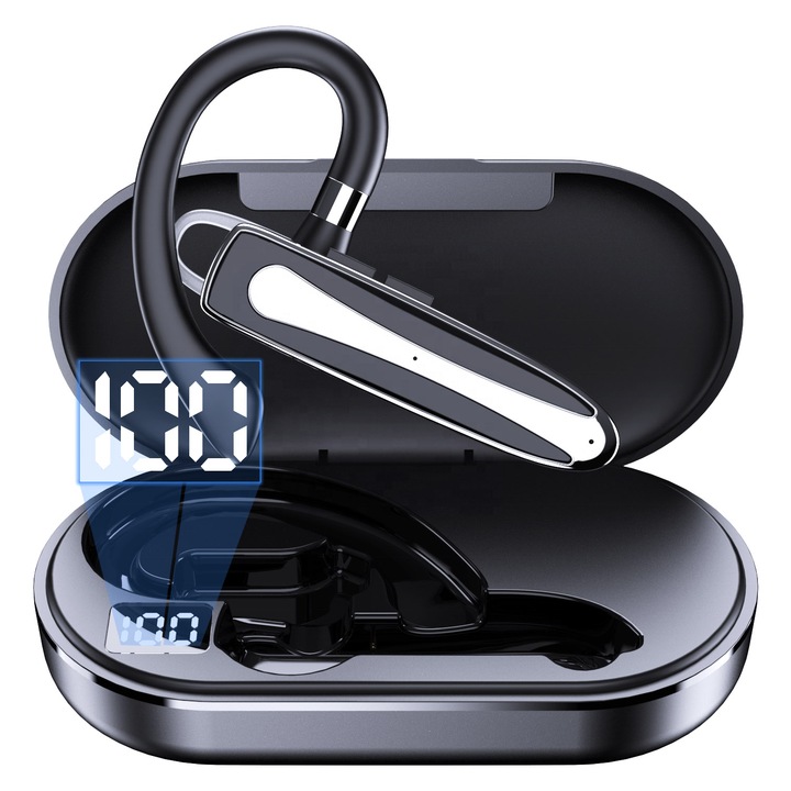 SŁUCHAWKA BLUETOOTH DO ROZMÓW BEZPRZEWODOWA DO UCHA DLA KIEROWCÓW ZESTAW