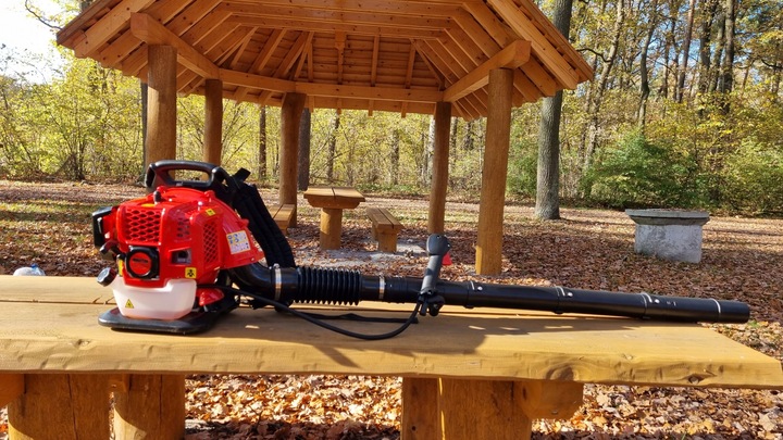 DMUCHAWA SPALINOWA PLECAKOWA 370km/h 24m3/min LIŚCI Ogrodowa MAJSTER