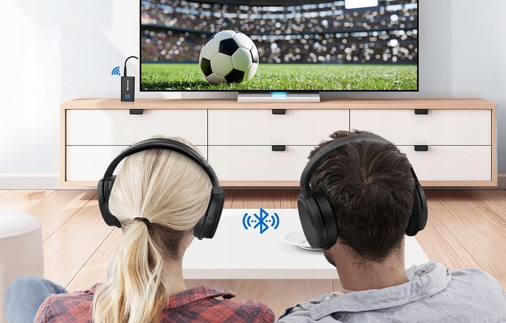 Blitzwolf Transmiter Odbiornik BT Bluetooth 5.2 2 Tryby Pracy TX RX