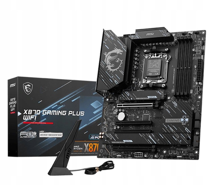 Płyta główna MSI X870 GAMING PLUS WIFI AMD X870 DDR5 SATA3 M.2 USB4 WiFi