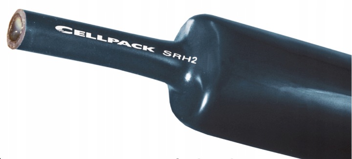 1m koszulka termokuczliwa rurka 12/3 z klejem gruba fi 12mm po 3mm