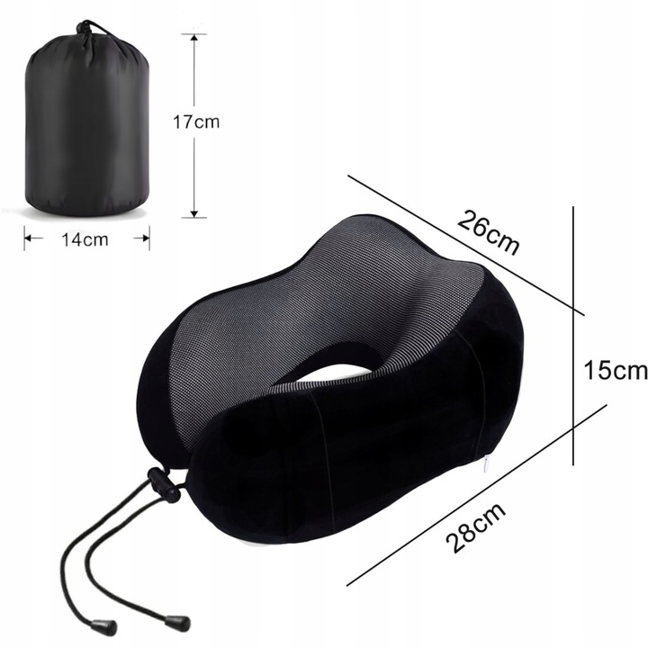 PODUSZKA PODRÓŻNA TURYSTYCZNA ROGAL DO SAMOLOTU + OPASKA + ZATYCZKI