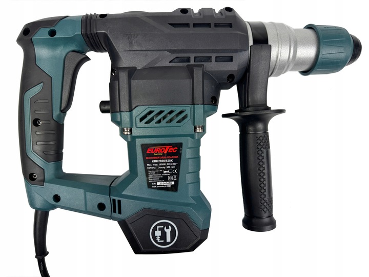 Młotowiertarka Eurotec SDS Plus 2800 W Młot udarowy