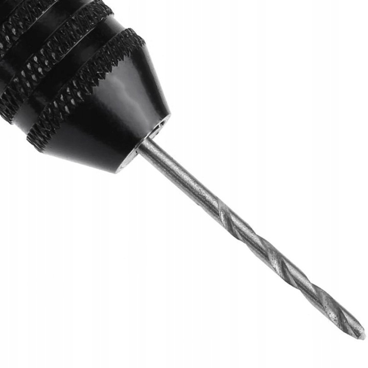 PRECYZYJNA MINI WIERTARKA RĘCZNA MODELARSKA ZACISKOWA WKRĘTAK