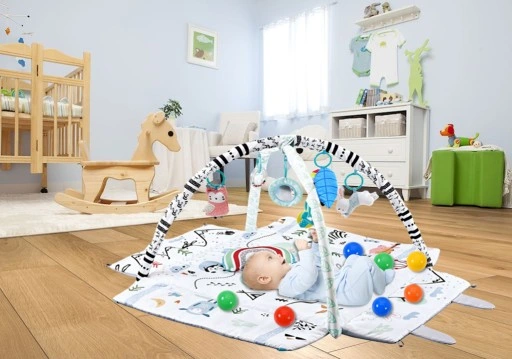 Duża Mata Edukacyjna Miękka Interaktywna 4w1