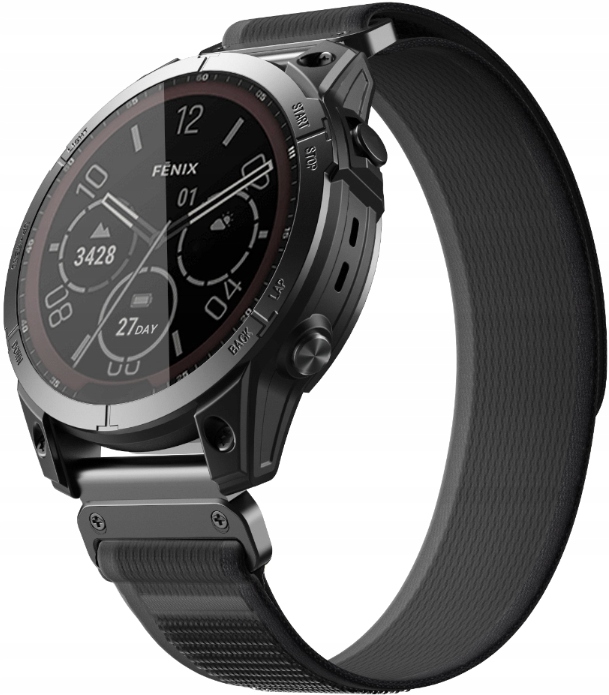 PASEK BRANSOLETA QUICKFIT DO GARMIN FENIX 3 3HR 5X 6X 7X 8 51mm PRO SOLAR
