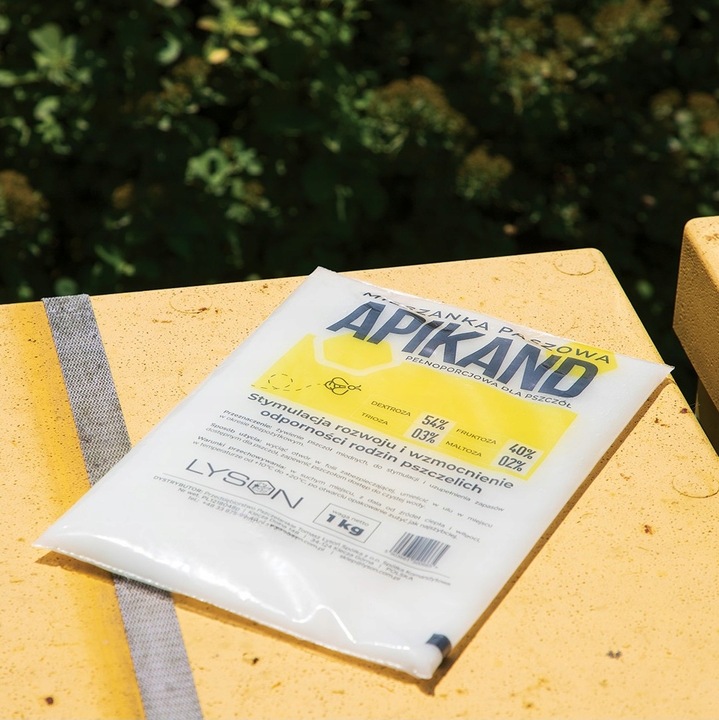 POKARM APIKAND czysty CIASTO dla pszczół 10x1 kg