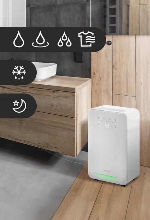 OSUSZACZ POWIETRZA 12L/24H POCHŁANIACZ WILGOCI + TIMER WIFI