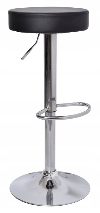 HOKER BAROWY OBROTOWY STOŁEK TABORET KRZESŁO Z EKOSKÓRY BAROWE