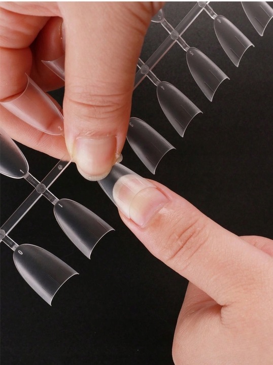 EXCELLENT FLEXI TIPSY TUNELOWE CLEAR ALMOND MIGDAŁ MIĘKKIE POD ŻEL 448 SZT.