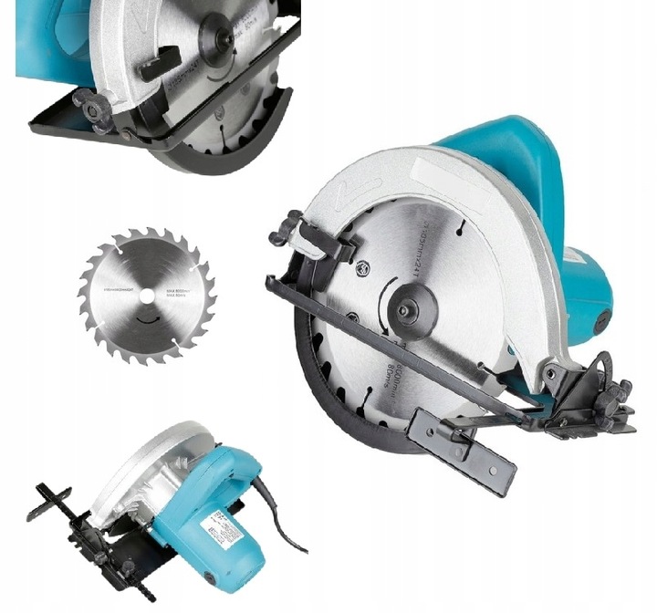 PILARKA PIŁA TARCZOWA RĘCZNA DO DREWNA 2300W 185mm KRAJZEGA