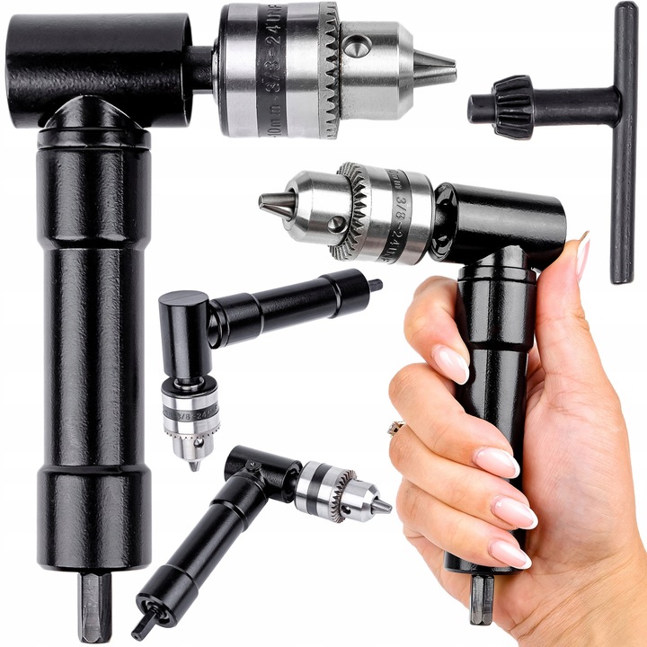 PRZYSTAWKA KĄTOWA UCHWYT NASADKA DO WIERTARKI WIERCENIA POD KĄTEM 90