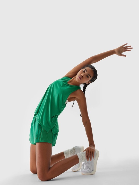 4F TOP TRENINGOWY DAMSKI KOSZULKA SPORTOWA DO BIEGANIA SS24