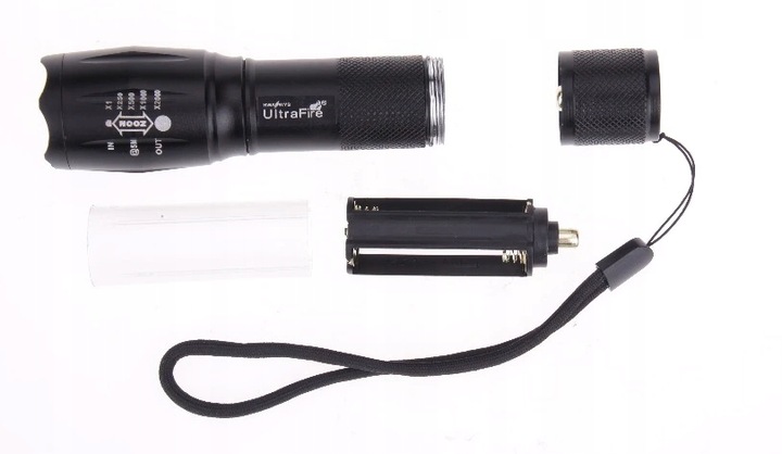 LATARKA TAKTYCZNA WOJSKOWA CREE XM-L T6 ŁADOWARKA