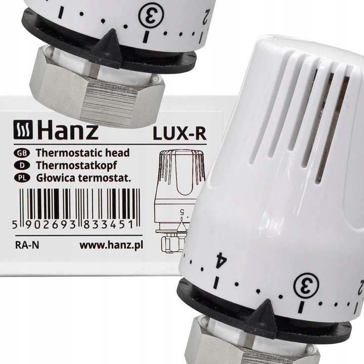 Głowica termostatyczna grzejnika kaloryfera regulator Pokrętło DANFOSS RA-N