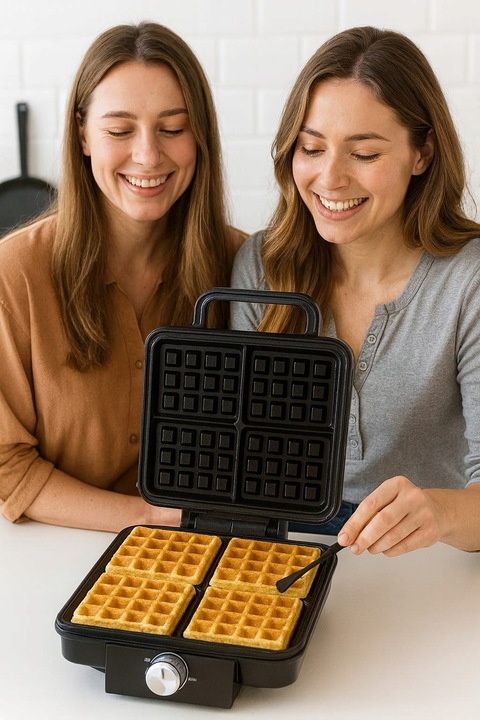 GOFROWNICA 2200W 4 GOFRY JEDNOCZEŚNIE MOCNA SZYBKA NIEZAWODNA In_Stock