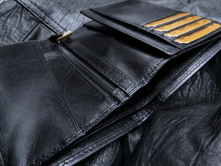 SKÓRZANY PORTFEL MĘSKI ABIATTI OCHRONA KART RFID !