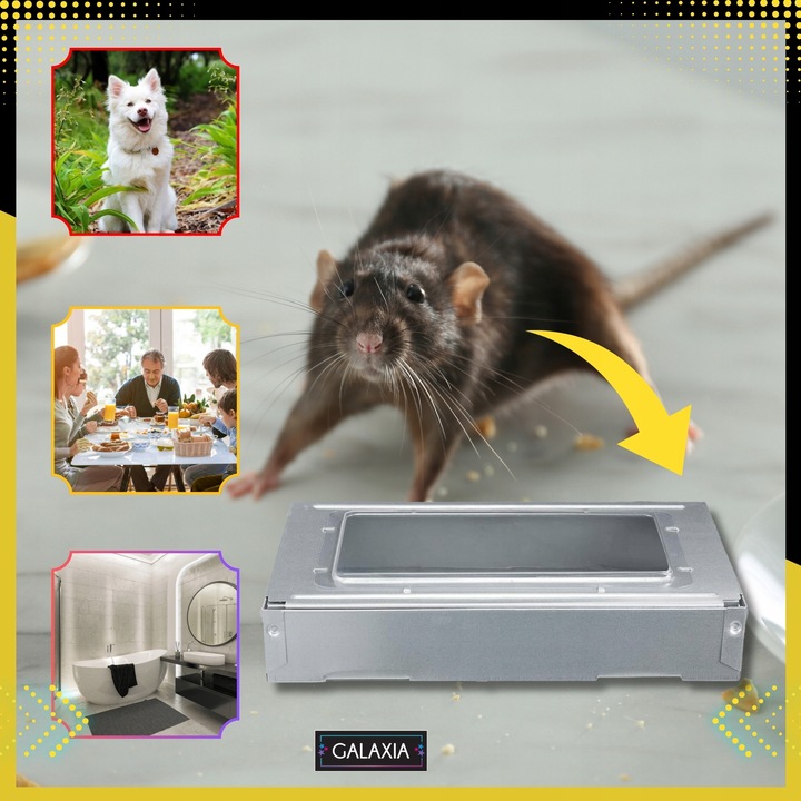ŻYWOŁAPKA NA MYSZY Pułapka Łapka Na Szczury Pułapki Łapki HUMANITARNA