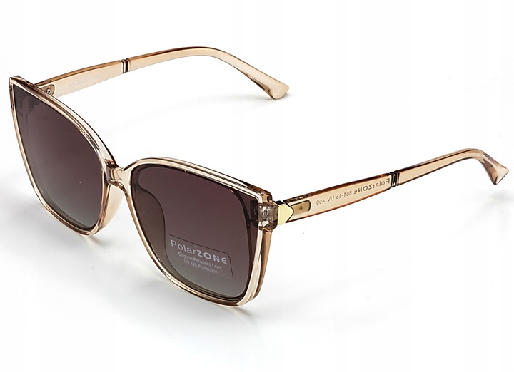 Okulary przeciwsłoneczne damskie polaryzacja uv400 oryginalne PolarZONE CE
