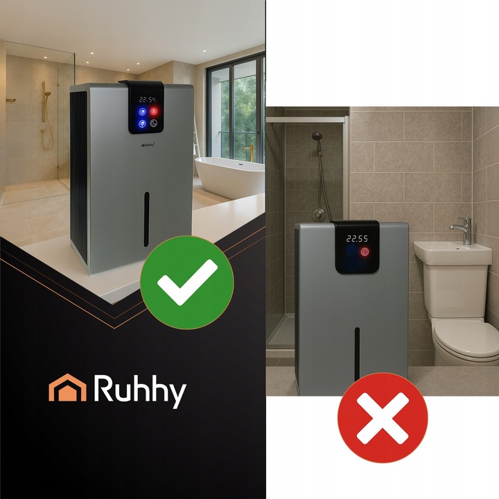 Osuszacz Powietrza Pochłaniacz Wilgoci Higrostat Higrometr Wydajny