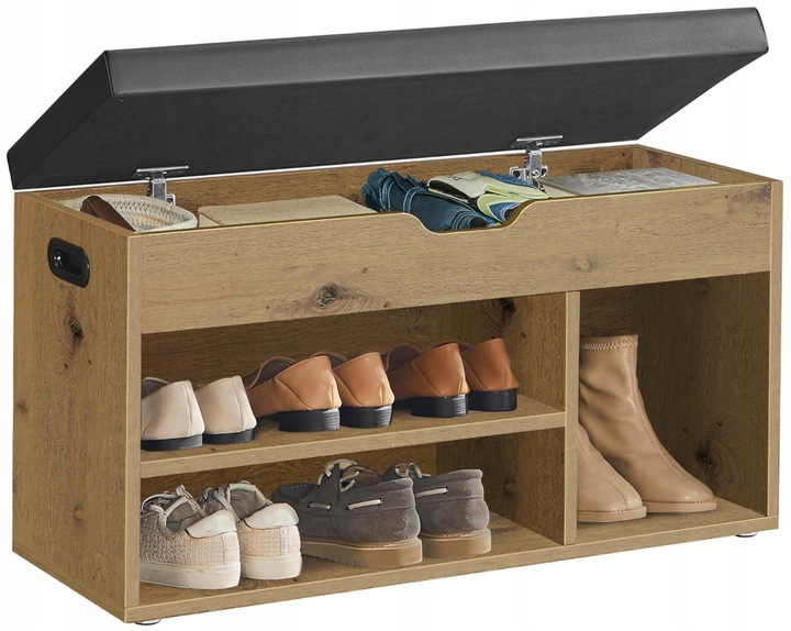 Szafka na buty obuwie artisan z szufladą siedziskiem pojemnikiem