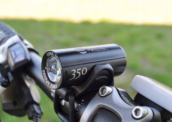 Przednia lampka ROWEROWA LED XPG350 latarka USB