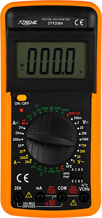 PROFESJONALNY MULTIMETR MIERNIK UNIWERSALNY CYFROWY PRĄDU NAPIĘCIA