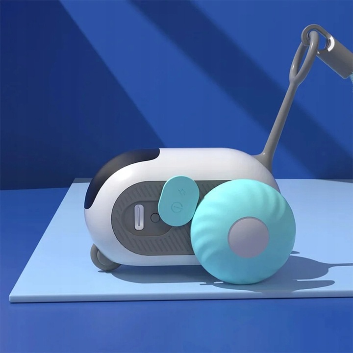 ZDALNIE STEROWANA ZABAWKA POJAZD MYSZ DLA KOTA INTERAKTYWNA NA PILOT AUTO