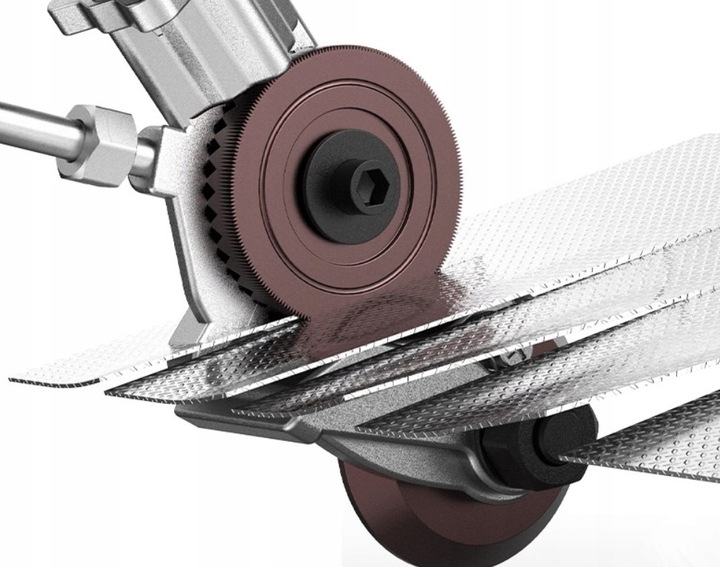 ADAPTER DO CIĘCIA BLACHY NA WKRĘTARKĘ WIERTARKĘ PRZYSTAWKA NOŻYCE